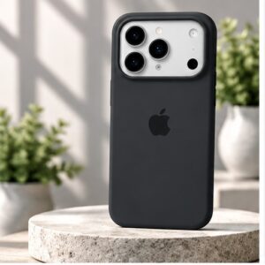iPhone 17 Pro Max Premium Black Liquid Silicone Case by The Accessify