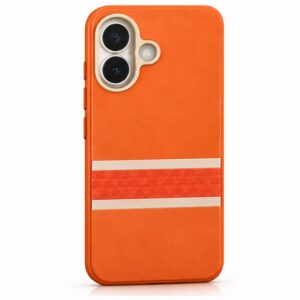 iPhone 16 Premium Leather-Style Case