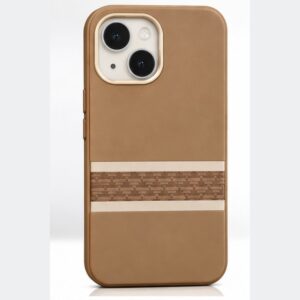 iPhone 15 Leather-Style Case