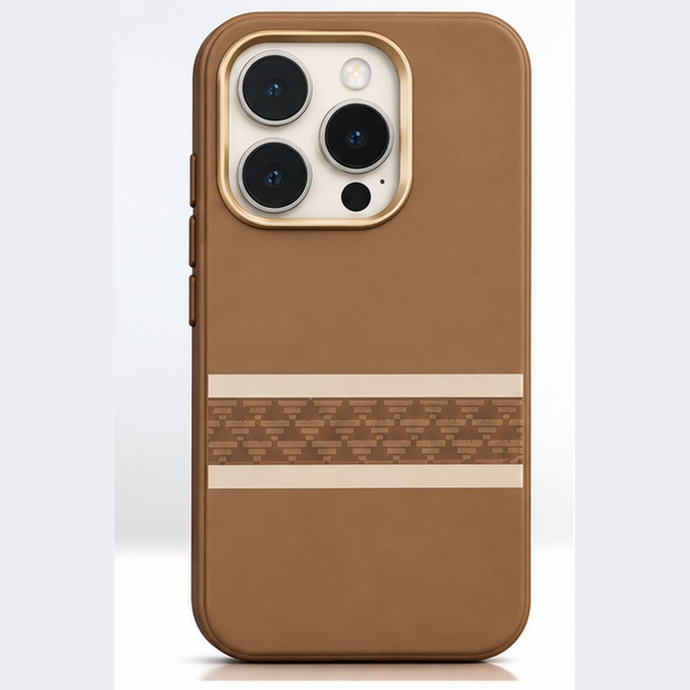 iPhone 15 Pro Max Leather-Style Case