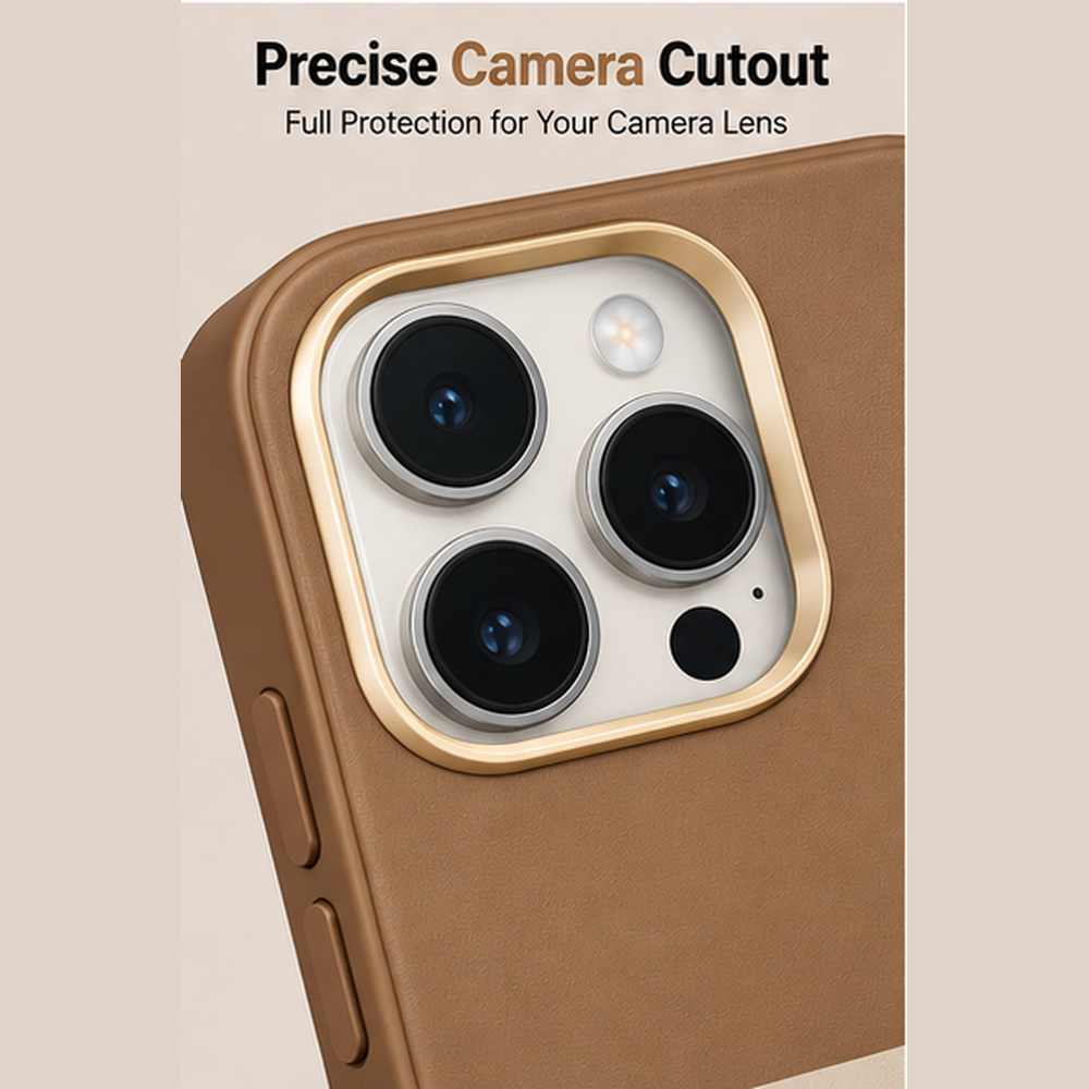 iPhone 15 Pro Max Leather-Style Case | Racing Stripe Premium Luxury Shockproof Cover | The Accessify - Image 5