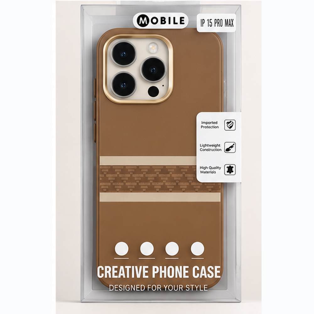 iPhone 15 Pro Max Leather-Style Case | Racing Stripe Premium Luxury Shockproof Cover | The Accessify - Image 3