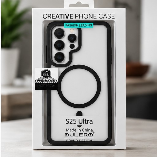 Samsung Galaxy S25 Ultra Transparent MagSafe Case | Crystal Clear Shockproof Magnetic Cover | The Accessify - Image 3