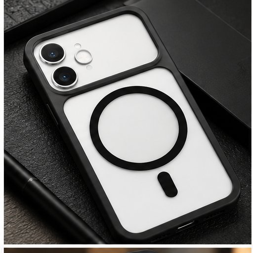 iPhone 17 Transparent MagSafe Case | Ultra-Protect Crystal Clear Shockproof Magnetic Cover | The Accessify - Image 2