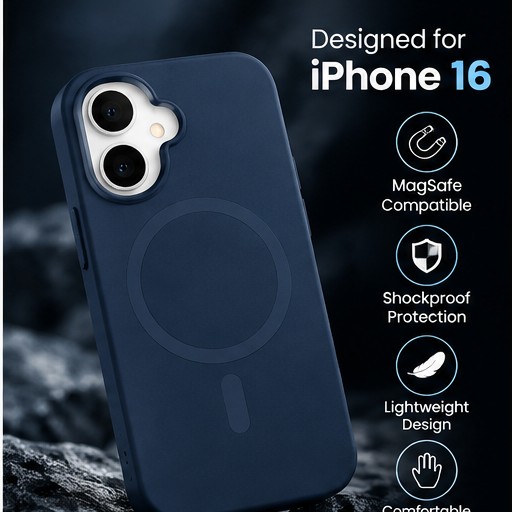 iPhone 16 Premium Magsafe Case | Stylish Protective Cover | Ultimate Drop & Scratch Protection | The Accessify - Image 3