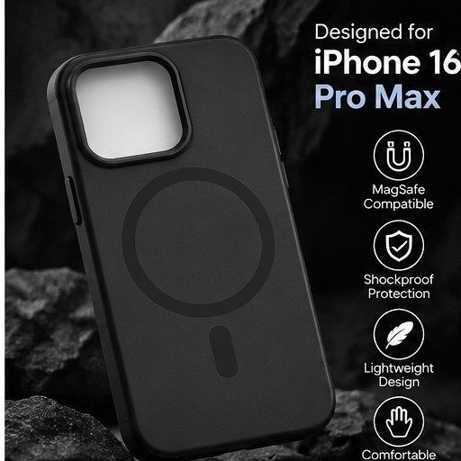 iPhone 13 Pro Max Magnetic Case | Premium Brown Stylish Protective Cover | The Accessify - Image 3