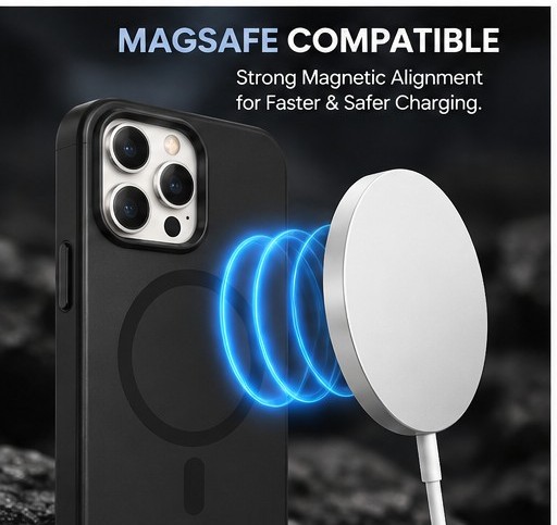 iPhone 13 Pro Max Magnetic Case | Premium Brown Stylish Protective Cover | The Accessify - Image 2